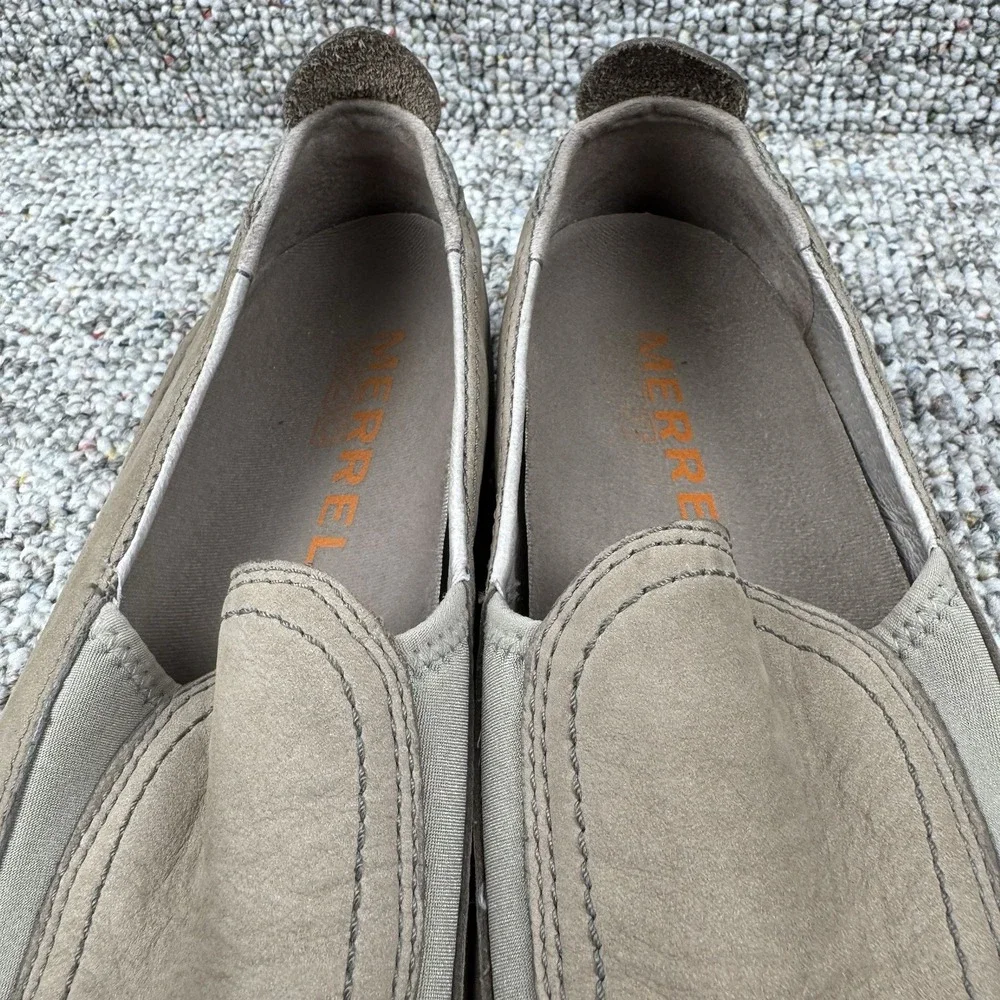 Merrell Primo Moc II Plateau Shoes Womens 9.5 Loafers Slip On Low Top Beige